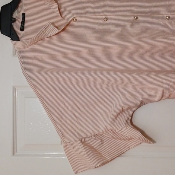 Simplee Apparel Pink Striped Mini Dress - Picture 5 of 8